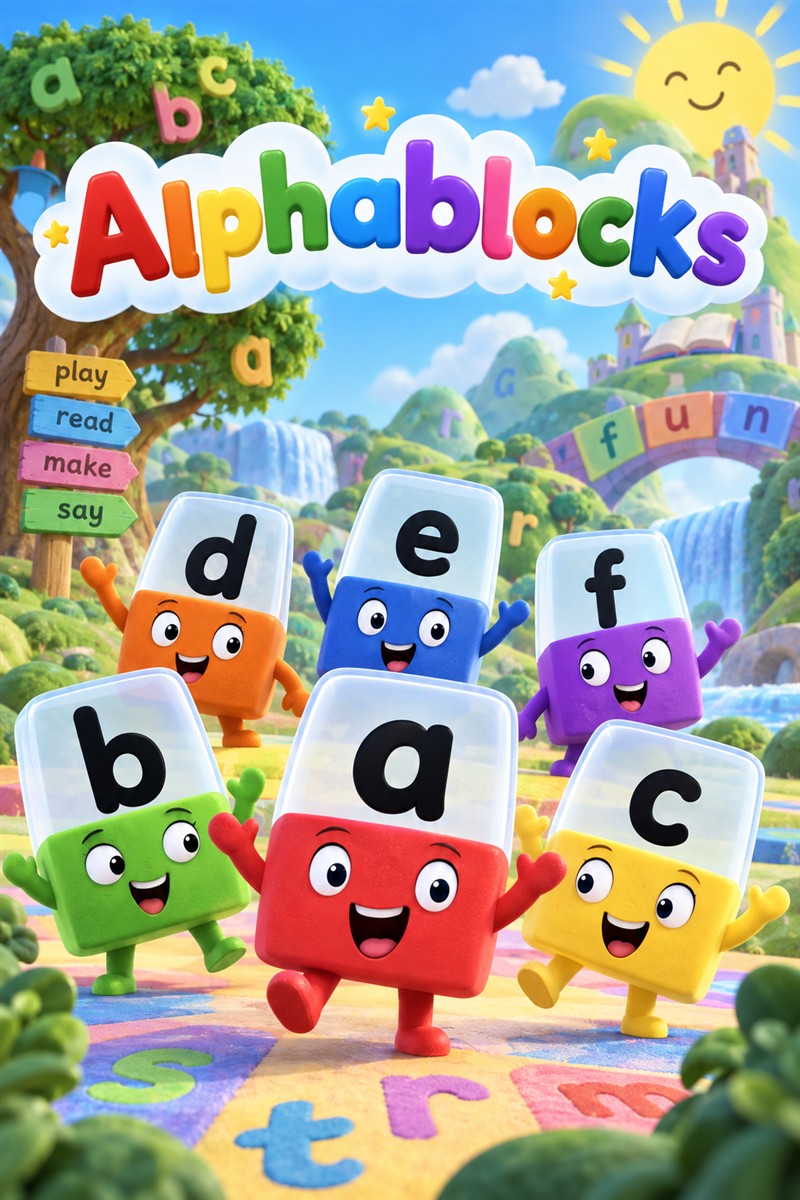کاور انیمیشن آموزشی Alphablocks
