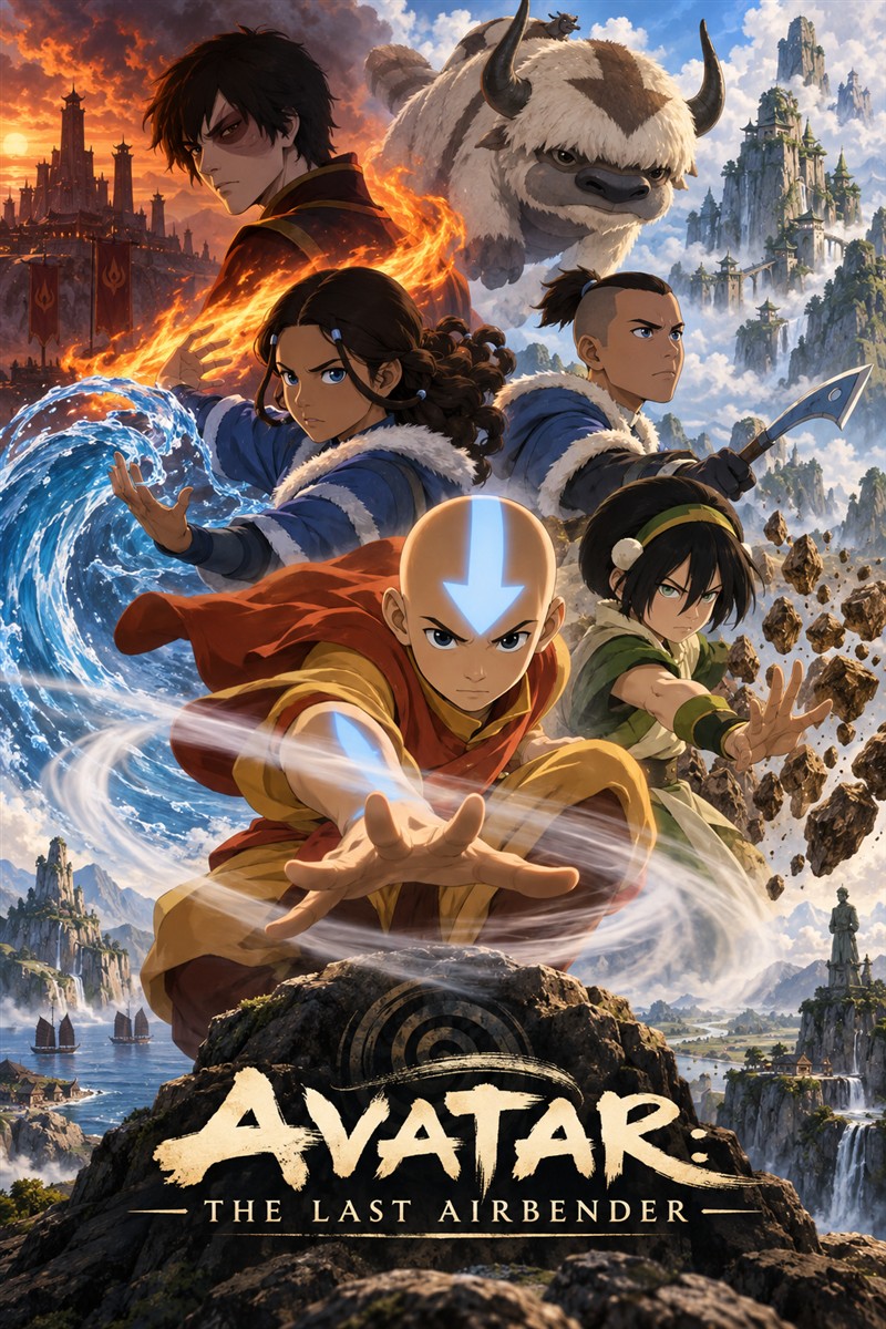 Avatar: The Last Airbender - کاور معرفی