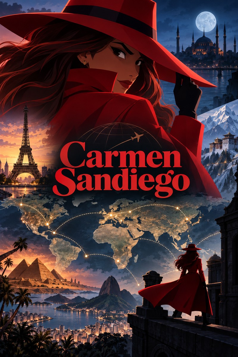 Carmen Sandiego - کاور معرفی